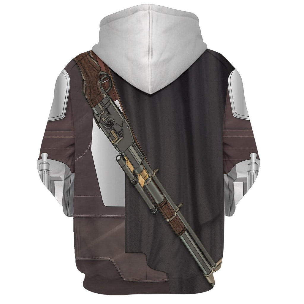 Gearhomie Beskar Mandalorian Costume Hoodie Sweatshirt T-Shirt Sweatpants - DucG