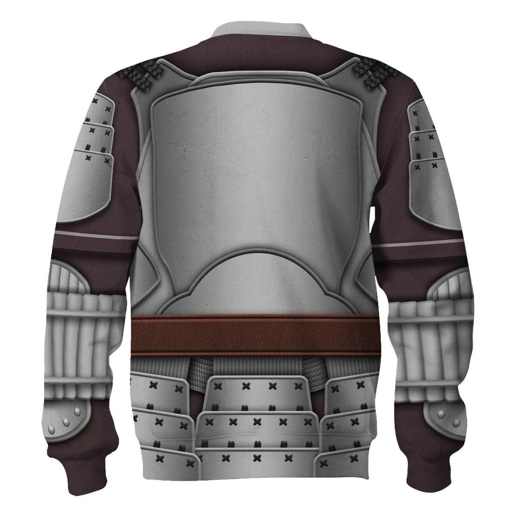 Gearhomie Beskar Mandalorian Samurai Costume Hoodie Sweatshirt T-Shirt Sweatpants - Gearhomie.com