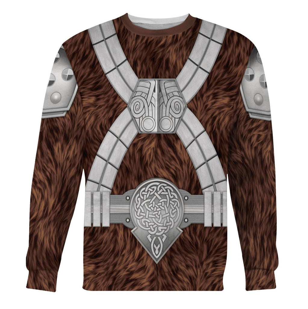 Gearhomie Black Krrsantan, Brown Costume Hoodie Sweatshirt T-Shirt Sweatpants - Gearhomie.com