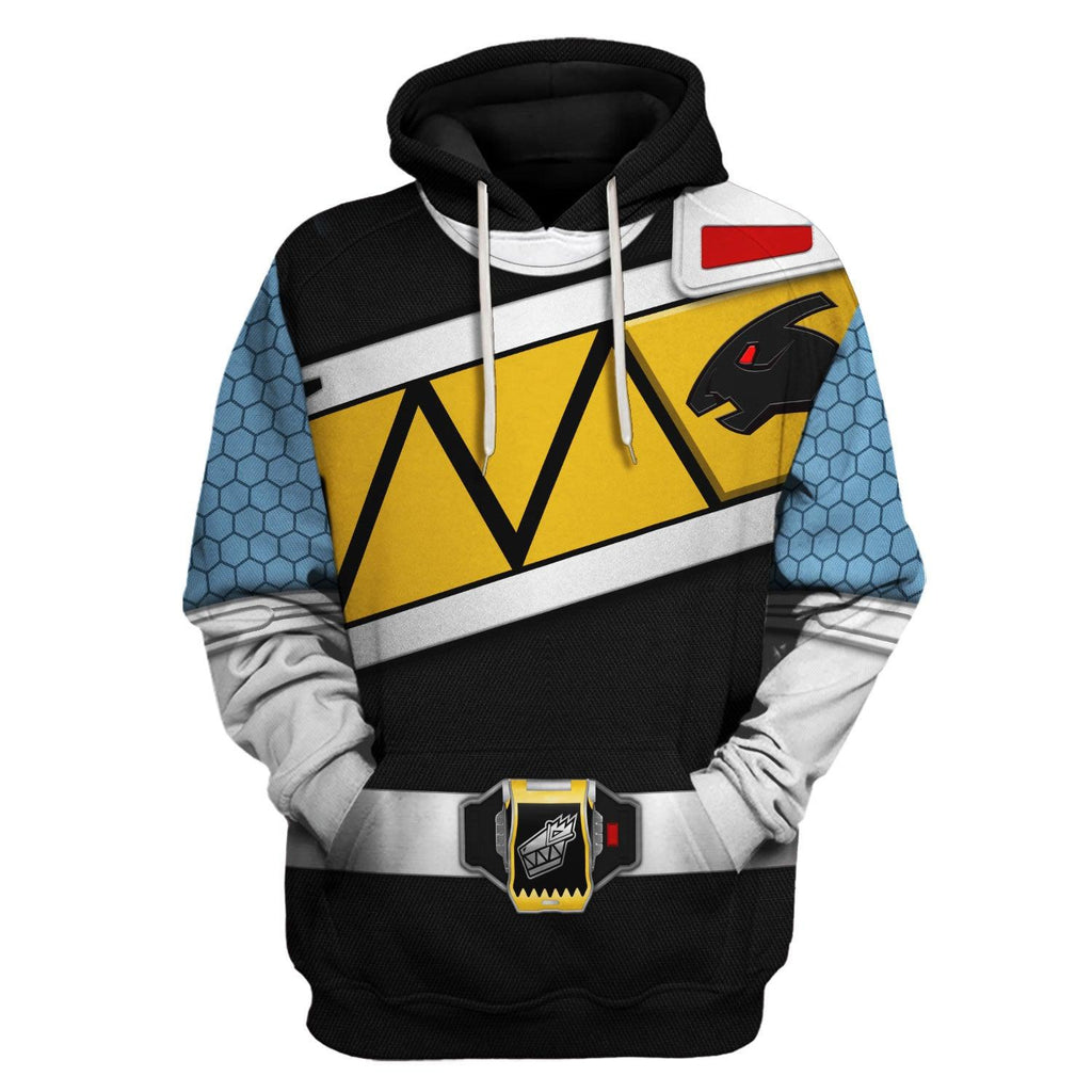 Gearhomie Black Power Rangers Dino Charge Hoodies Sweatshirt T-shirt Hawaiian - Gearhomie.com