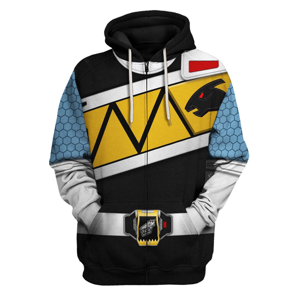 Gearhomie Black Power Rangers Dino Charge Hoodies Sweatshirt T-shirt Hawaiian - Gearhomie.com