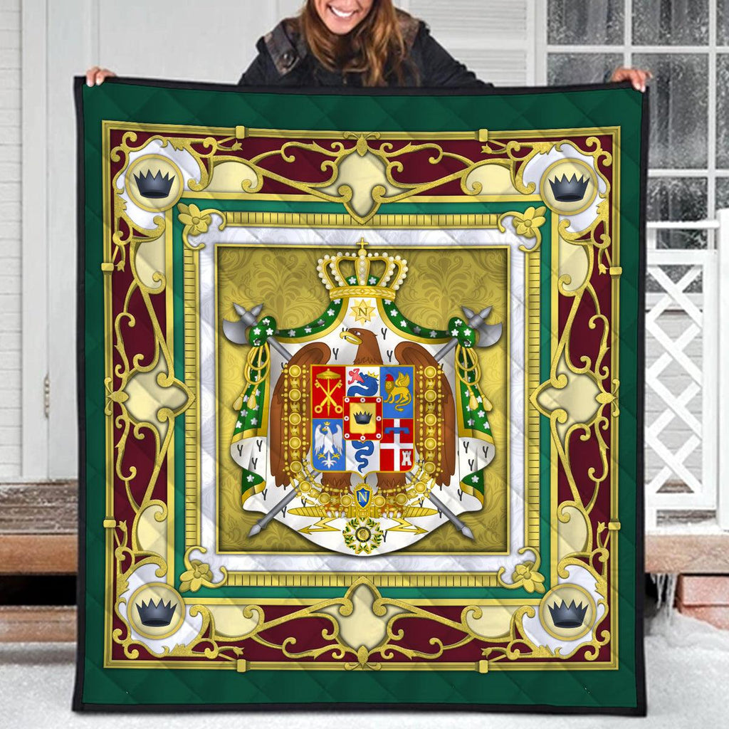 Gearhomie Blanket Kingdom of Italy (Napoleonic) Coat of Arms Quilt - Gearhomie.com