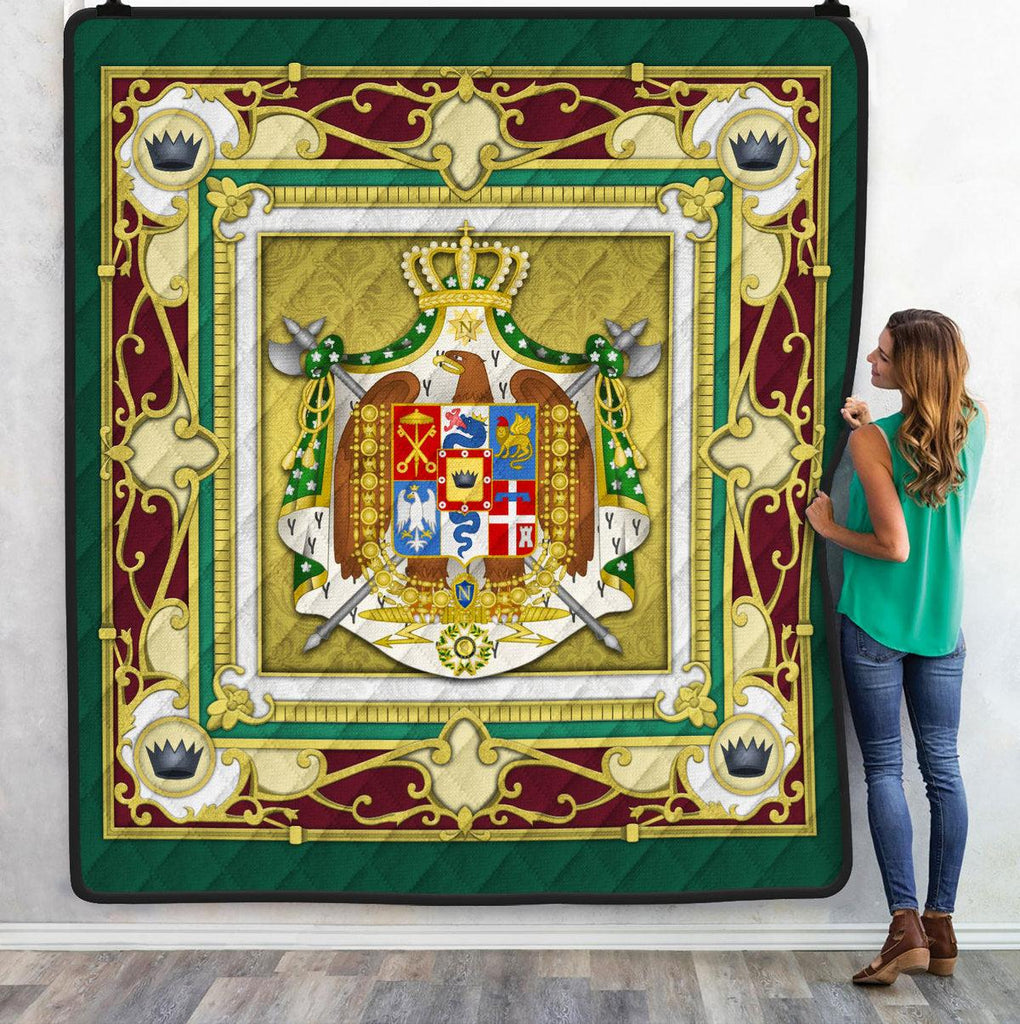 Gearhomie Blanket Kingdom of Italy (Napoleonic) Coat of Arms Quilt - Gearhomie.com