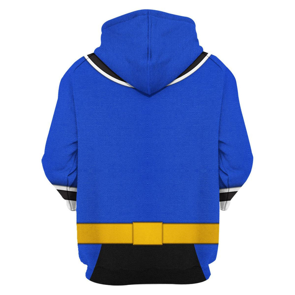 GearHomie Blue Power Rangers Samurai Hoodies Sweatshirt T-shirt Hawaiian Tracksuit - DucG