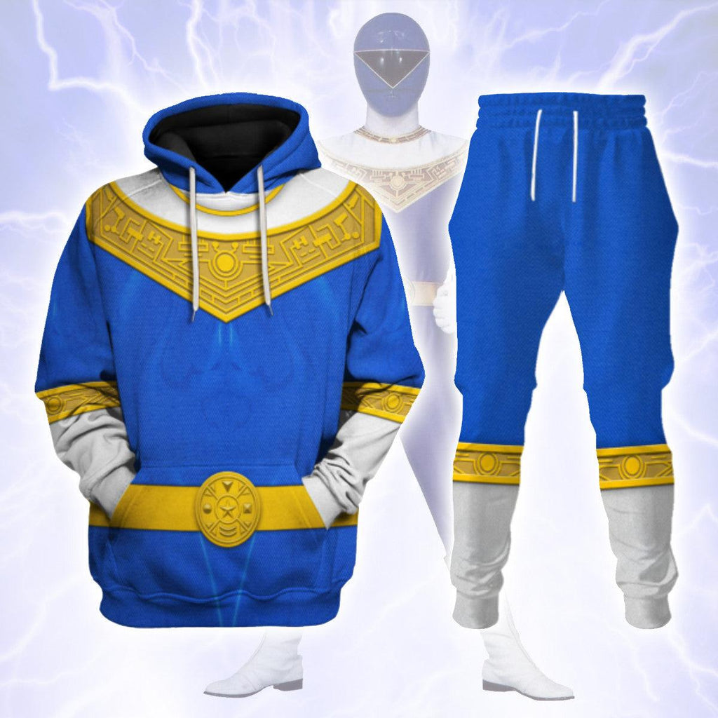 Gearhomie Blue Power Rangers Zeo Hoodies Sweatshirt T-shirt Hawaiian Tracksuit - Gearhomie.com