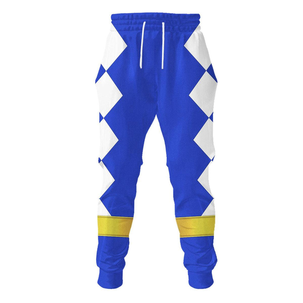 Gearhomie Blue Ranger Dino Thunder Hoodies Sweatshirt T-shirt Hawaiian Sweatpants - Gearhomie.com