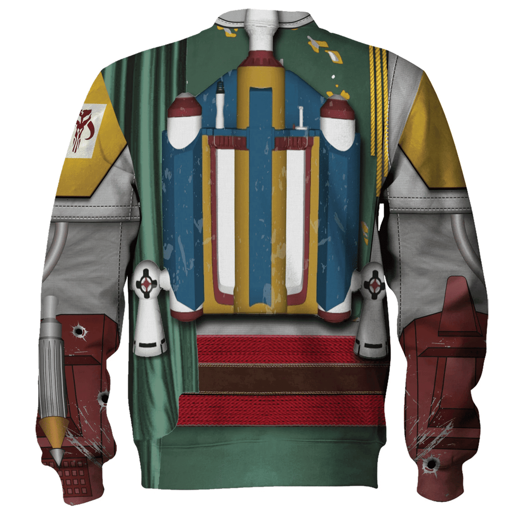 Gearhomie Boba Fett Costume Hoodie Sweatshirt T-Shirt Sweatpants - Gearhomie.com