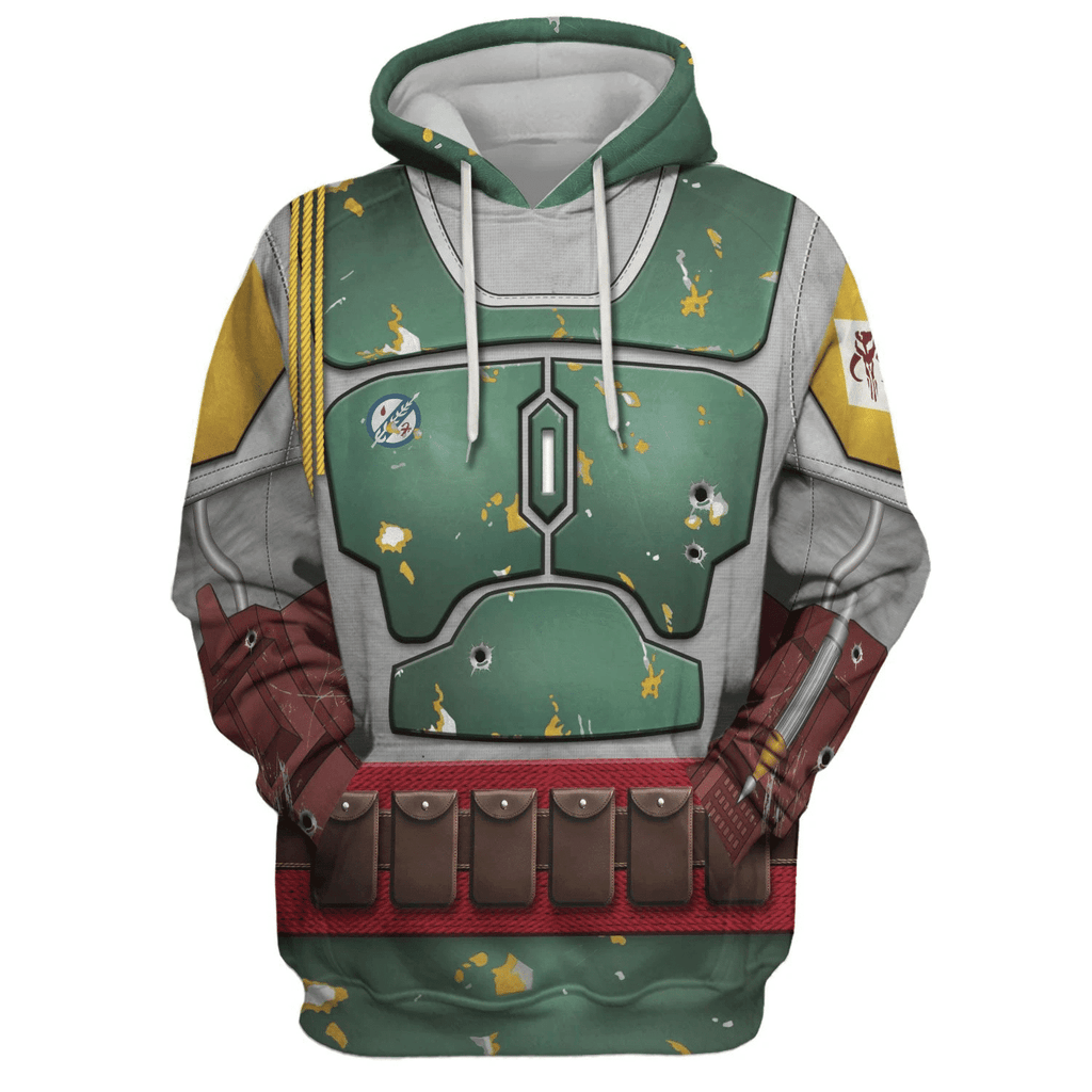 Gearhomie Boba Fett Costume Hoodie Sweatshirt T-Shirt Sweatpants - Gearhomie.com