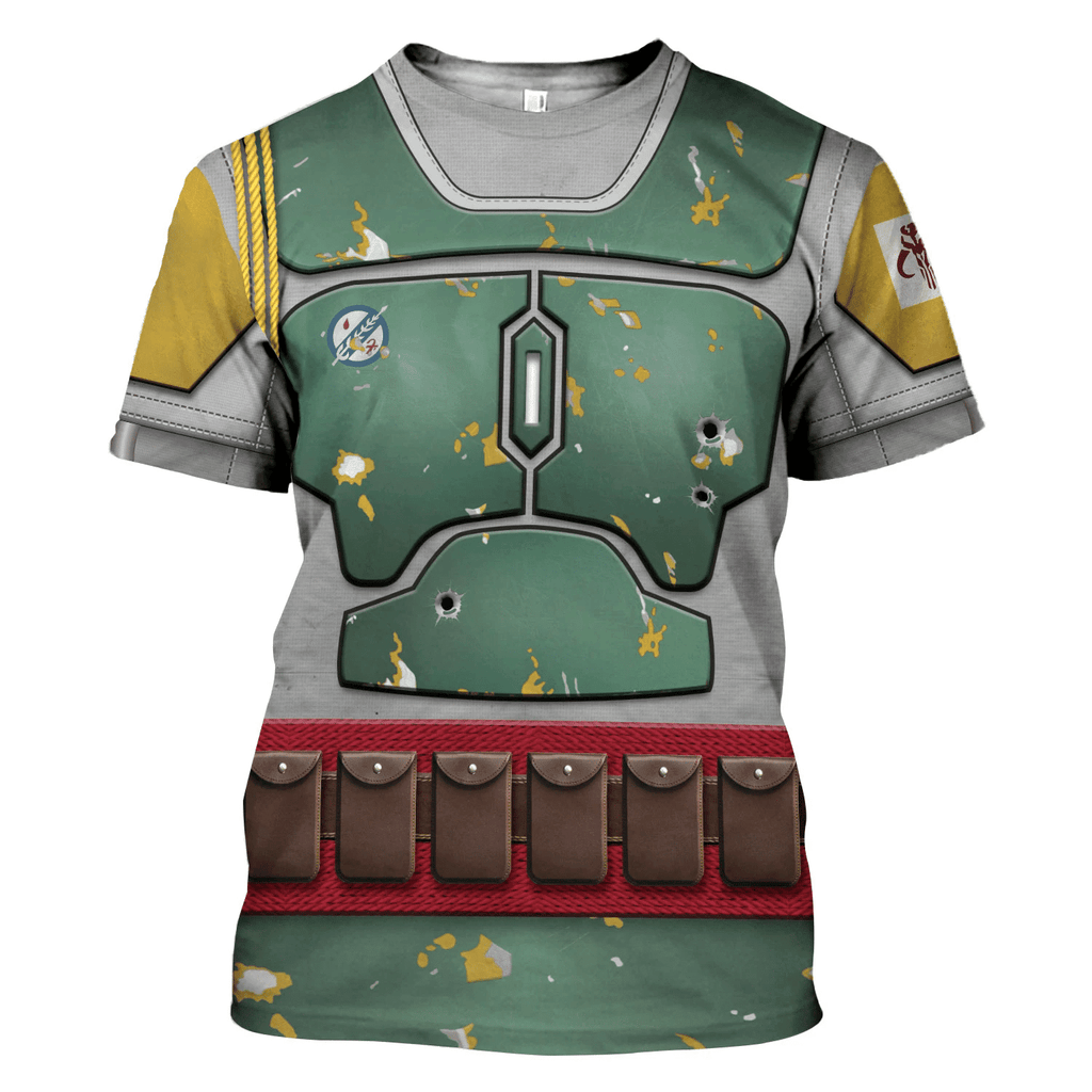 Gearhomie Boba Fett Costume Hoodie Sweatshirt T-Shirt Sweatpants - Gearhomie.com