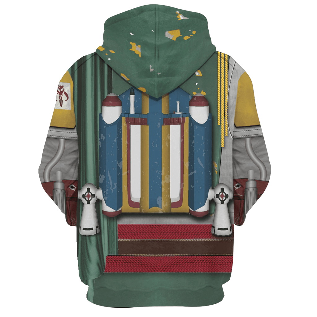 Gearhomie Boba Fett Costume Hoodie Sweatshirt T-Shirt Sweatpants - Gearhomie.com