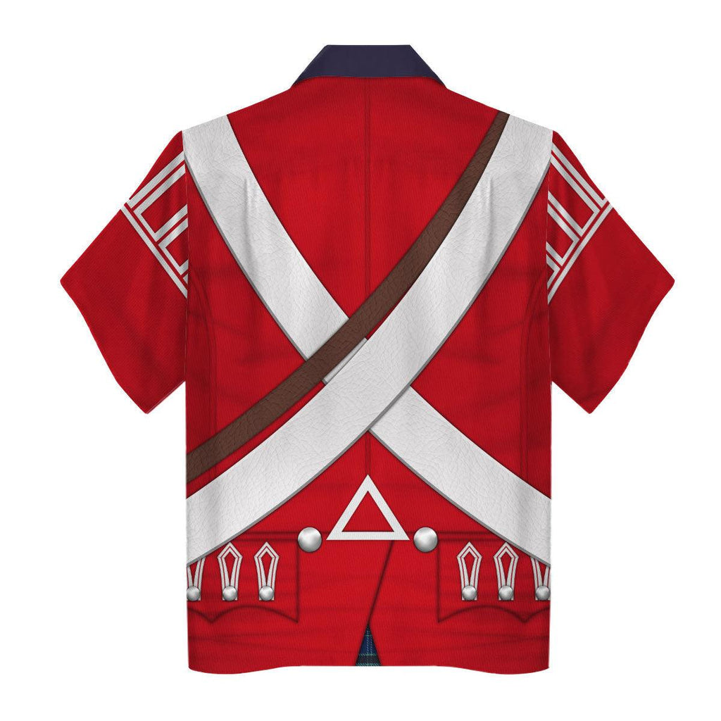 Gearhomie British 42nd Highland Infantry-1776-1783 Uniform All Over Print Hoodie Sweatshirt T-Shirt Tracksuit - Gearhomie.com