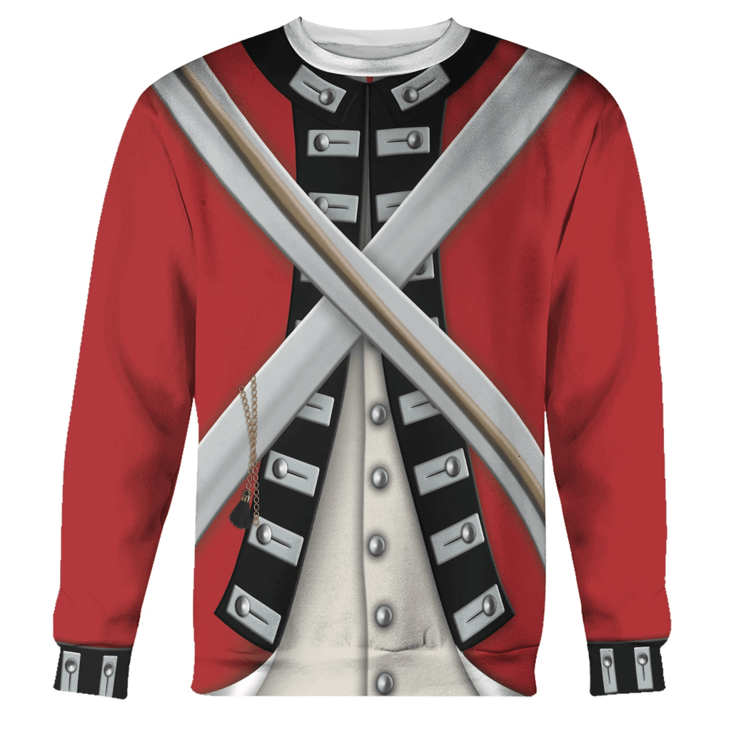 Gearhomie British Army Red Coat Hoodie Sweatshirt T-Shirt Tracksuit - Gearhomie.com