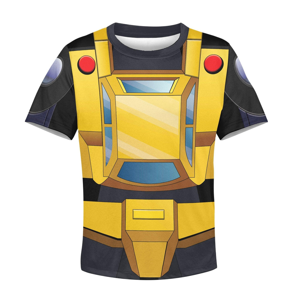 Gearhomie Bumblebee Kid Costume Cosplay Hoodie Sweatshirt T-Shirt - Gearhomie.com