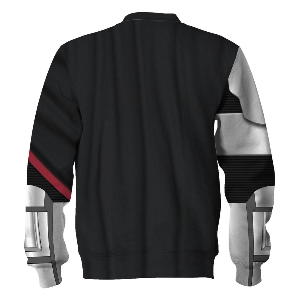 Gearhomie Captain Phasma's Armor Costume Hoodie Sweatshirt T-Shirt Sweatpants - Gearhomie.com