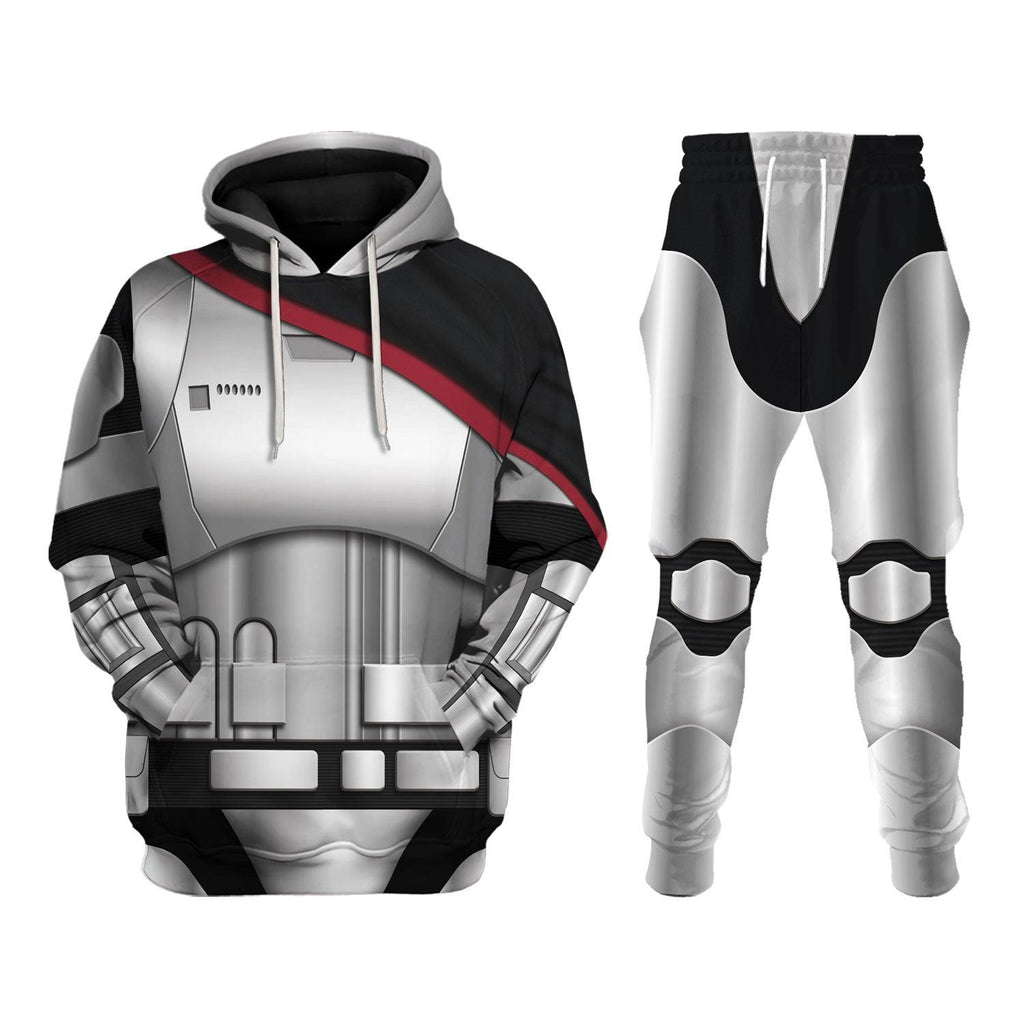 Gearhomie Captain Phasma's Armor Costume Hoodie Sweatshirt T-Shirt Sweatpants - Gearhomie.com