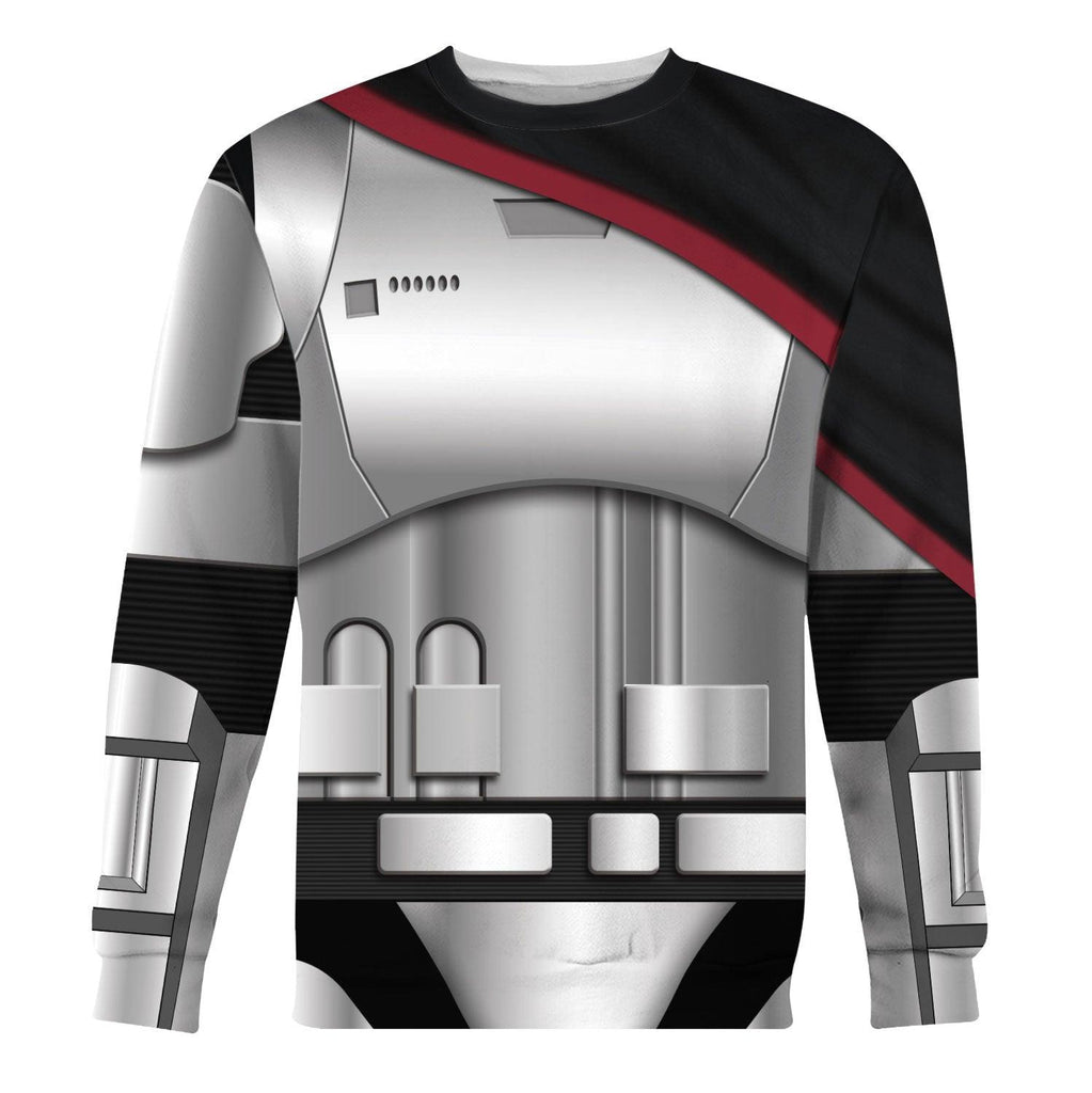 Gearhomie Captain Phasma's Armor Costume Hoodie Sweatshirt T-Shirt Sweatpants - Gearhomie.com