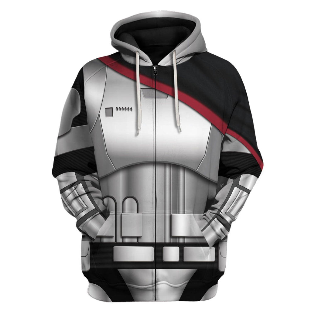 Gearhomie Captain Phasma's Armor Costume Hoodie Sweatshirt T-Shirt Sweatpants - Gearhomie.com