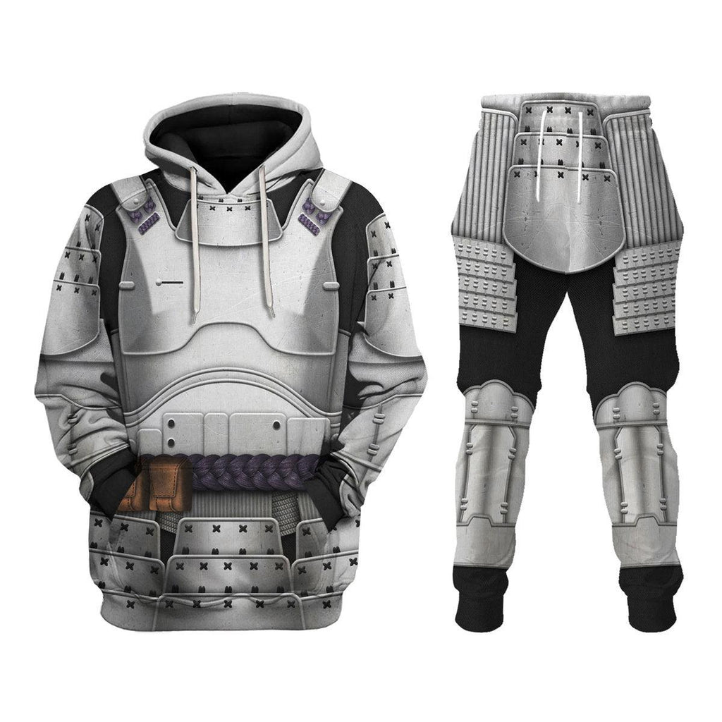 Gearhomie Captain Phasma Samurai Costume Hoodie Sweatshirt T-Shirt Sweatpants - Gearhomie.com