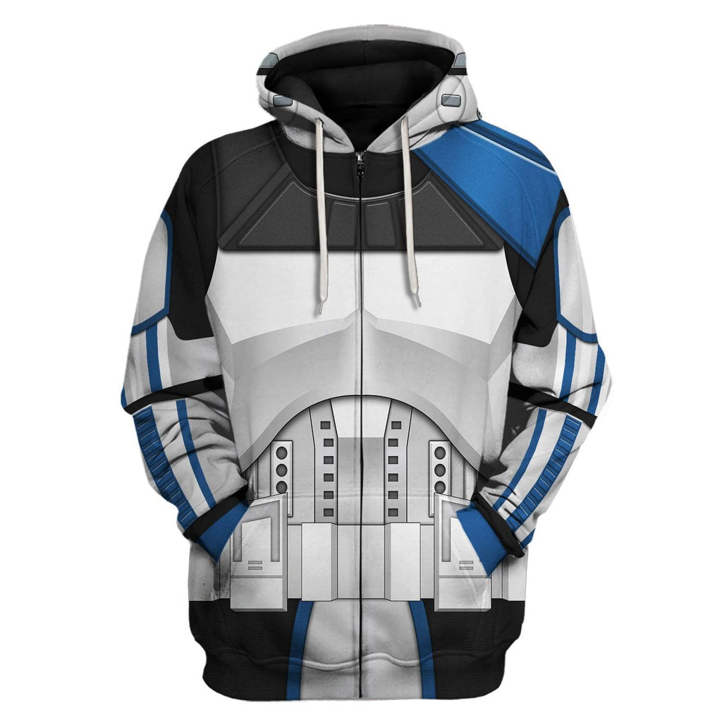 Gearhomie Captain Rex Costume Hoodie Sweatshirt T-Shirt Sweatpants - Gearhomie.com