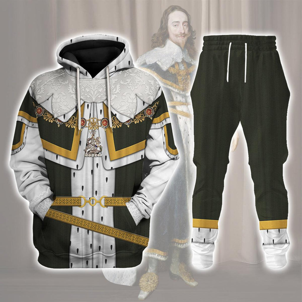 Gearhomie Charles I of England Costume Hoodie Sweatshirt T-Shirt Tracksuit - Gearhomie.com