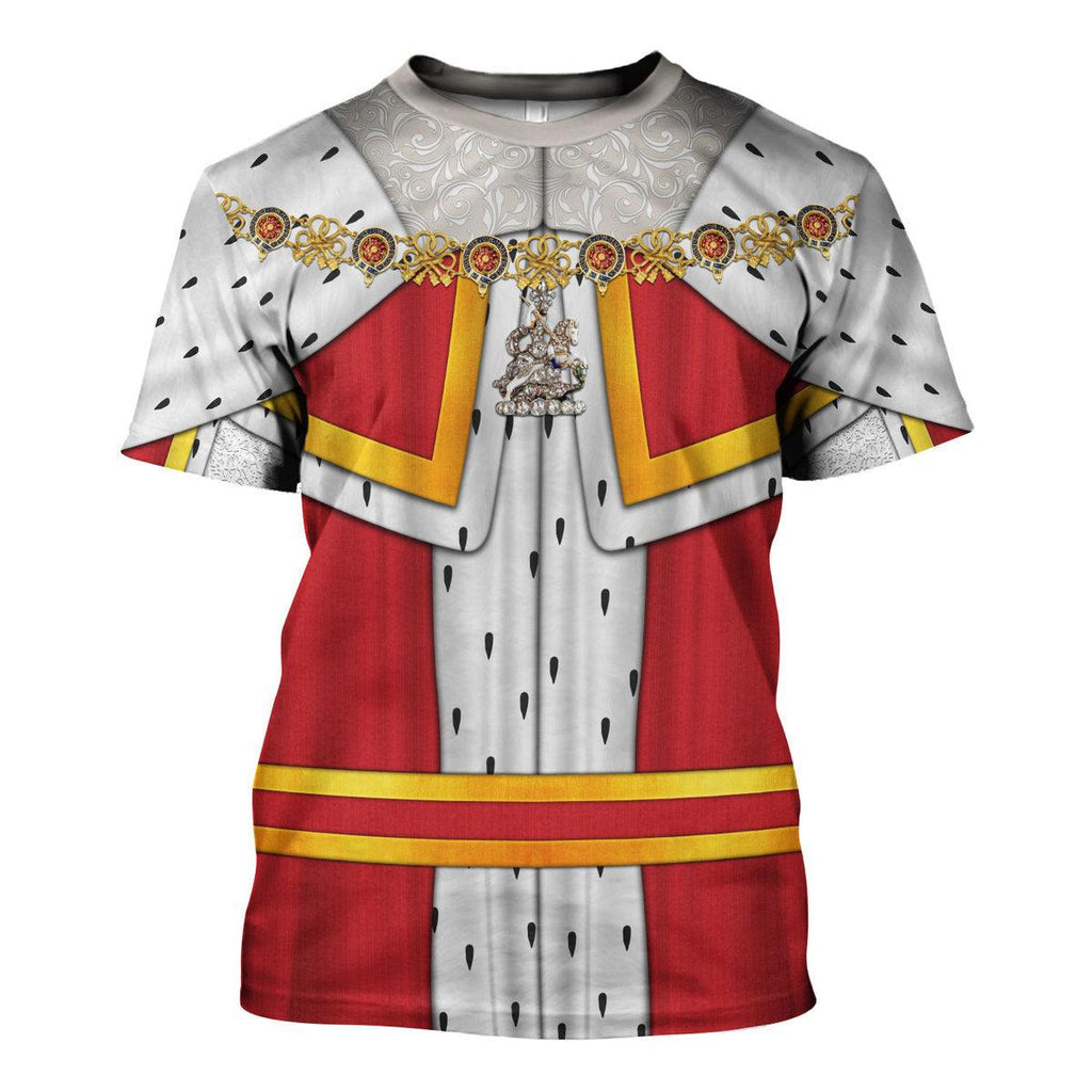 Gearhomie Charles II King of England Costume Hoodie Sweatshirt T-Shirt Tracksuit - Gearhomie.com