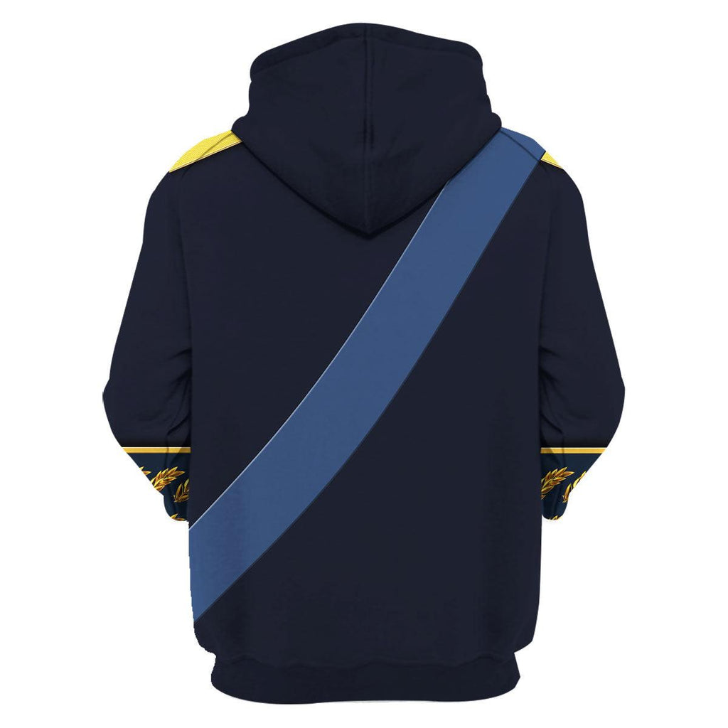 Gearhomie Charles XIV John of Sweden Marshal General in Napoleic War Historical Costume Hoodie Sweatshirt T-Shirt Tracksuit - Gearhomie.com