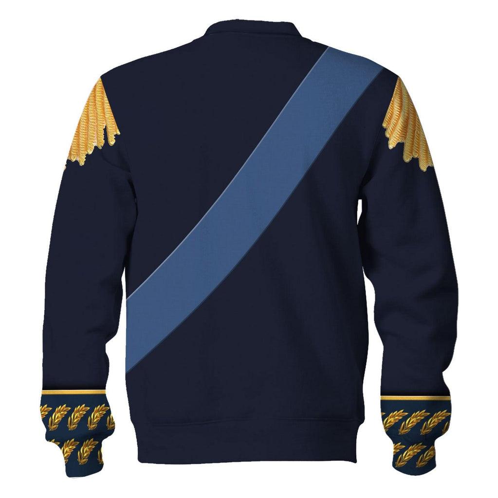 Gearhomie Charles XIV John of Sweden Marshal General in Napoleic War Historical Costume Hoodie Sweatshirt T-Shirt Tracksuit - Gearhomie.com