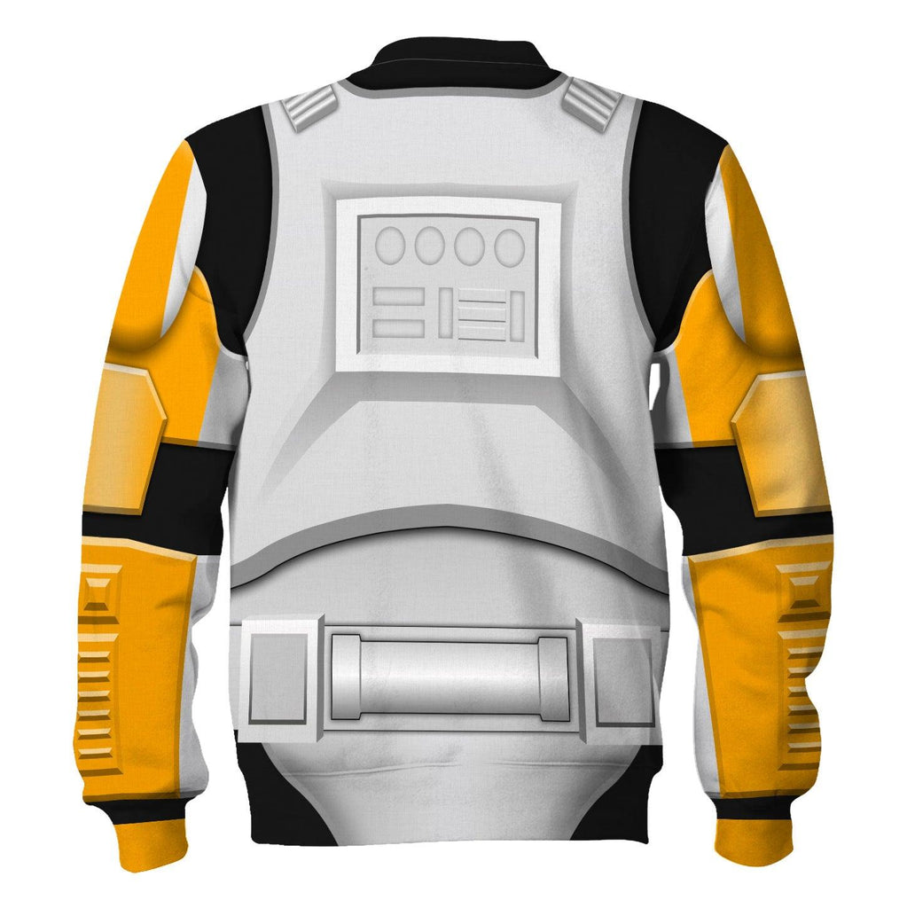 Gearhomie Clone Trooper Commander Costume Hoodie Sweatshirt T-Shirt Sweatpants - Gearhomie.com