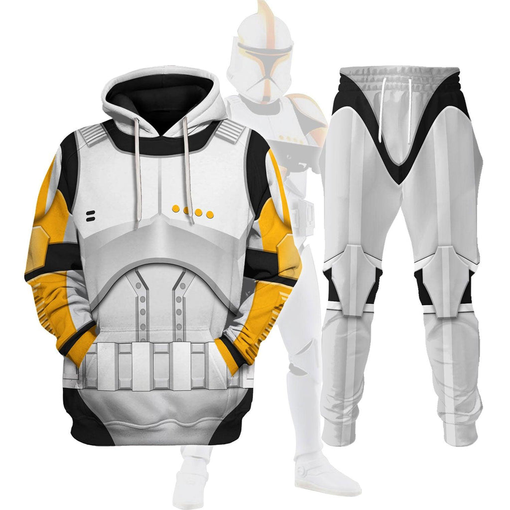 Gearhomie Clone Trooper Commander Costume Hoodie Sweatshirt T-Shirt Sweatpants - Gearhomie.com