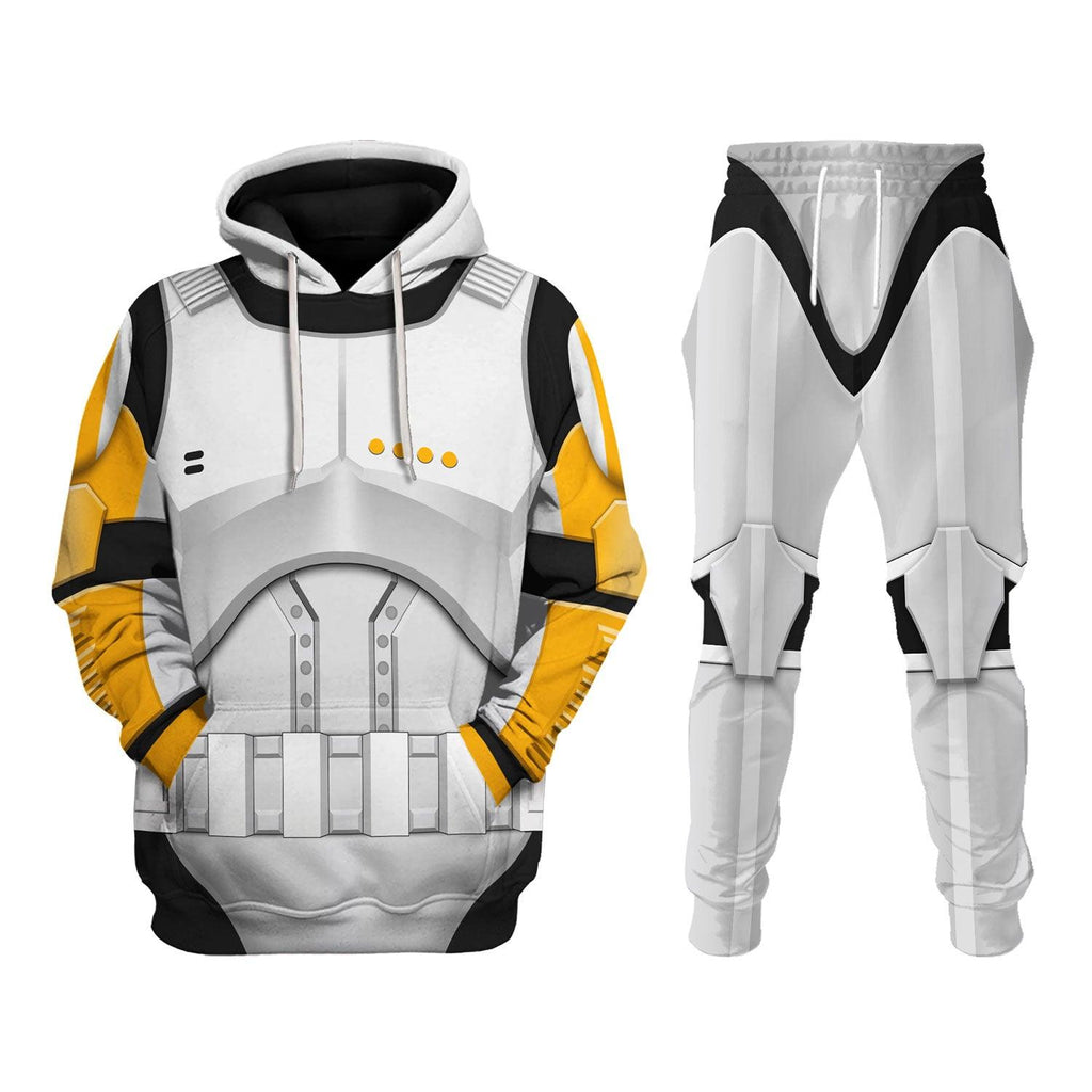 Gearhomie Clone Trooper Commander Costume Hoodie Sweatshirt T-Shirt Sweatpants - Gearhomie.com