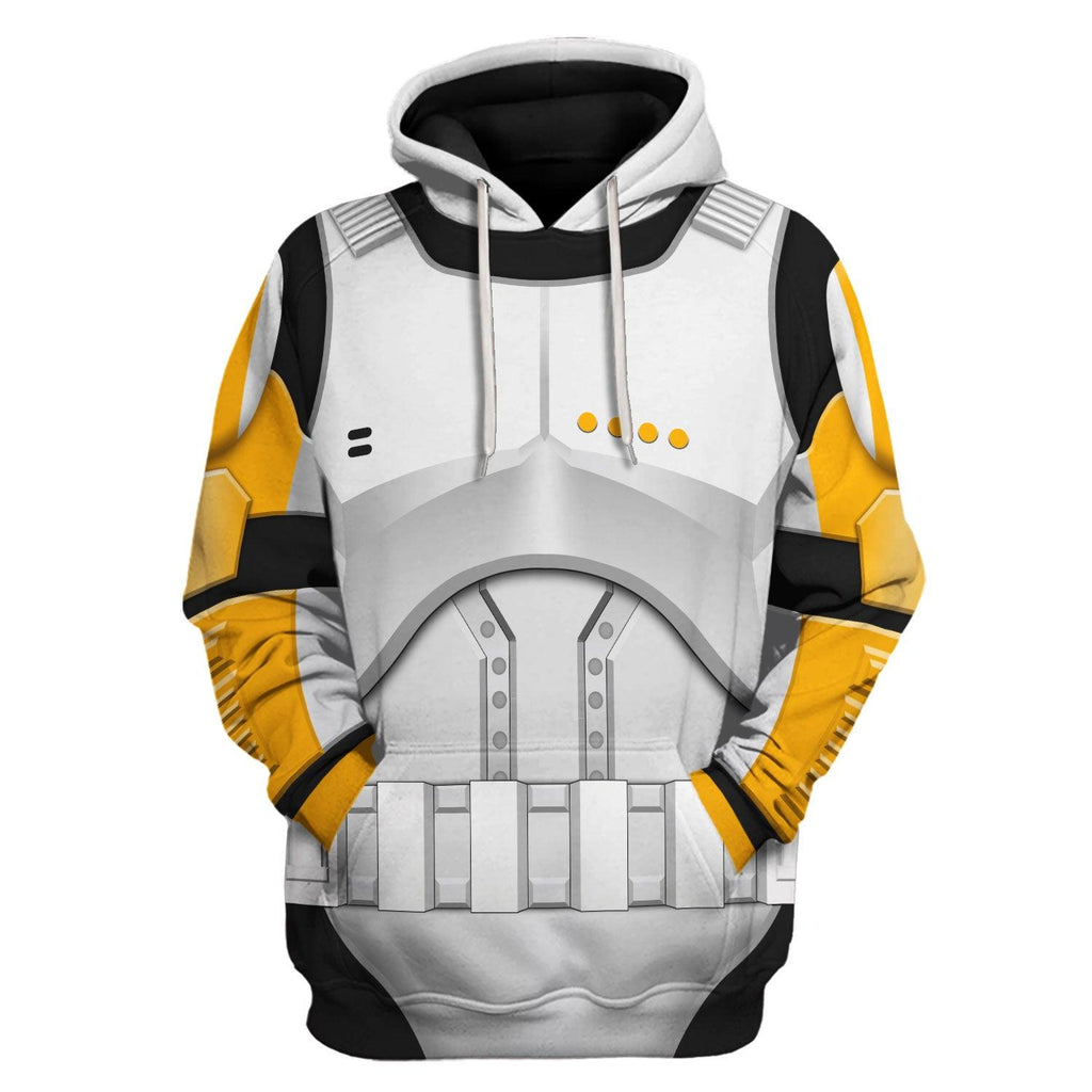 Gearhomie Clone Trooper Commander Costume Hoodie Sweatshirt T-Shirt Sweatpants - Gearhomie.com