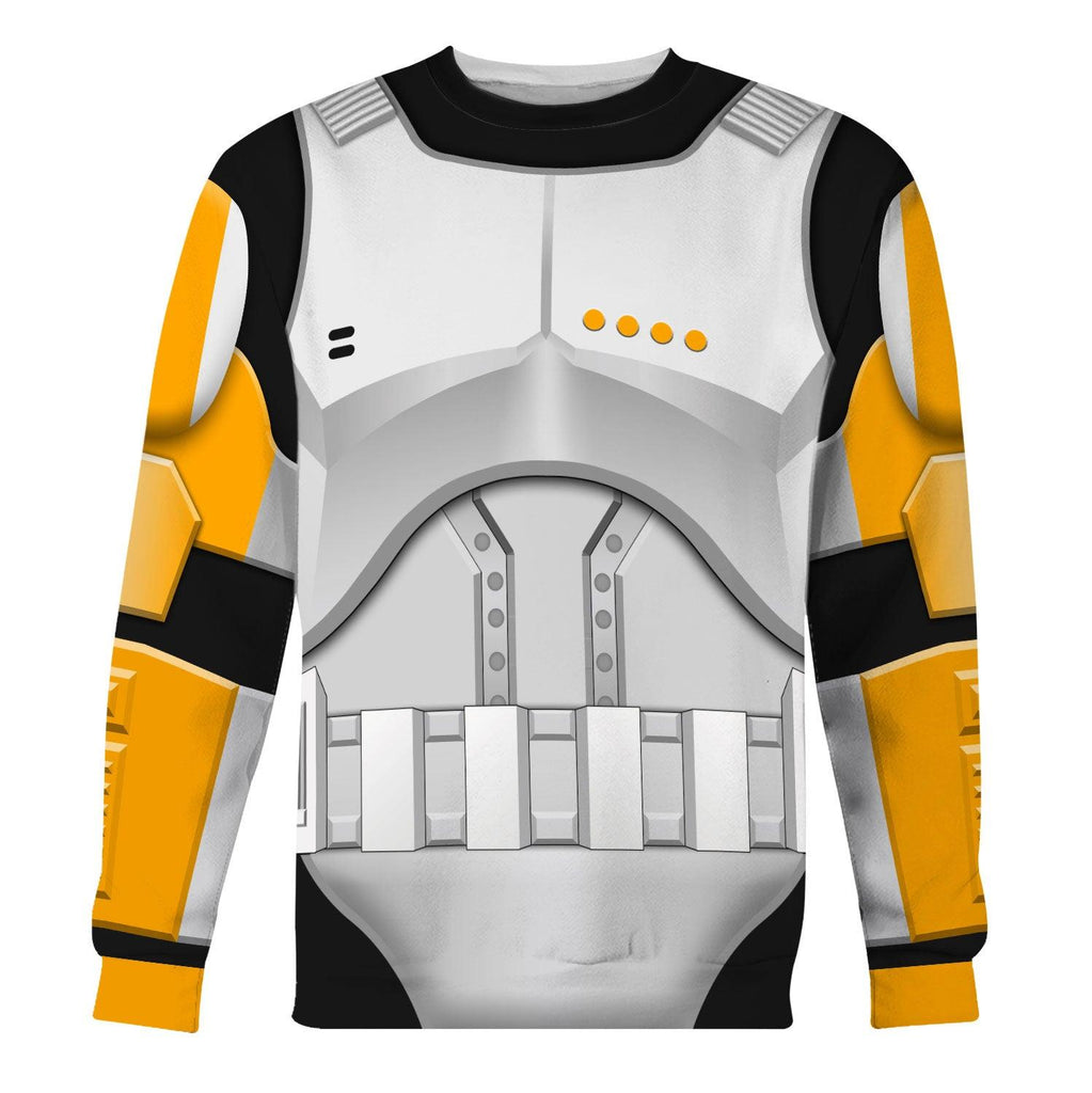 Gearhomie Clone Trooper Commander Costume Hoodie Sweatshirt T-Shirt Sweatpants - Gearhomie.com