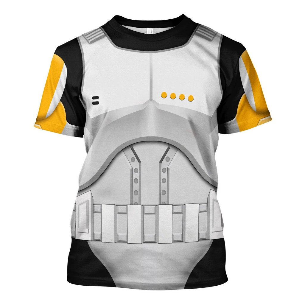 Gearhomie Clone Trooper Commander Costume Hoodie Sweatshirt T-Shirt Sweatpants - Gearhomie.com