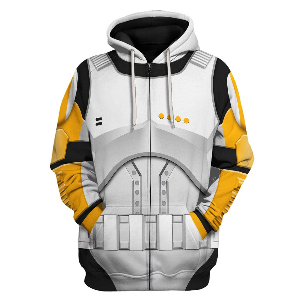 Gearhomie Clone Trooper Commander Costume Hoodie Sweatshirt T-Shirt Sweatpants - Gearhomie.com