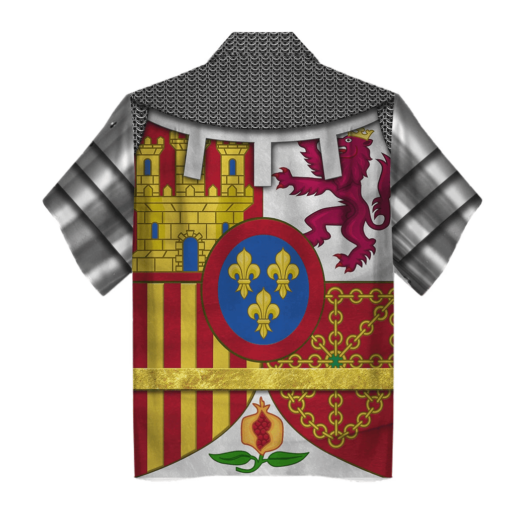 Gearhomie Coat Of Arms Of Spain Costume Hoodie Sweatshirt T-Shirt Tracksuit - Gearhomie.com