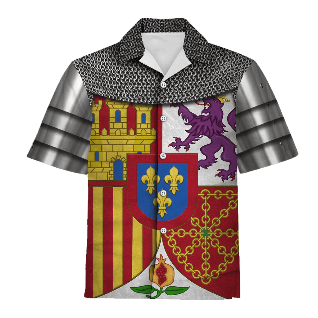 Gearhomie Coat Of Arms Of Spain Costume Hoodie Sweatshirt T-Shirt Tracksuit - Gearhomie.com