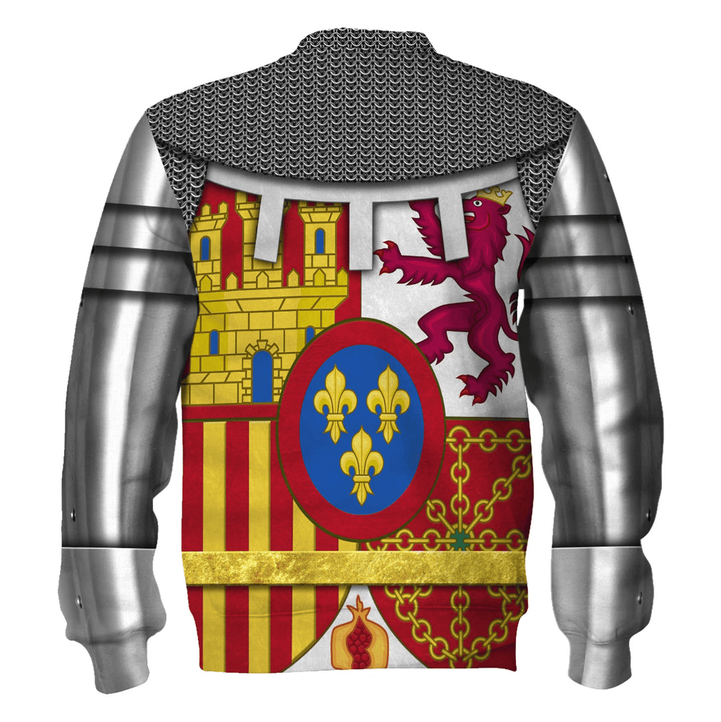 Gearhomie Coat Of Arms Of Spain Costume Hoodie Sweatshirt T-Shirt Tracksuit - Gearhomie.com