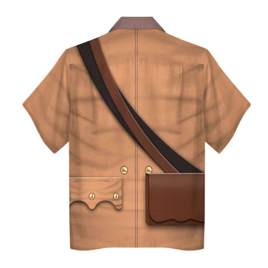 Gearhomie Colonial Militia-1776 Uniform All Over Print Hoodie Sweatshirt T-Shirt Tracksuit - Gearhomie.com