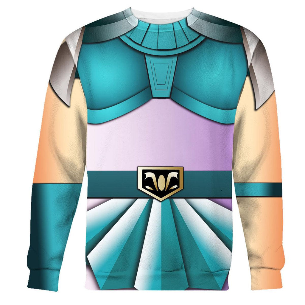 Gearhomie Dragon Shiryū Saint Seiya Costume Hoodie Sweatshirt T-Shirt Tracksuit - DucG