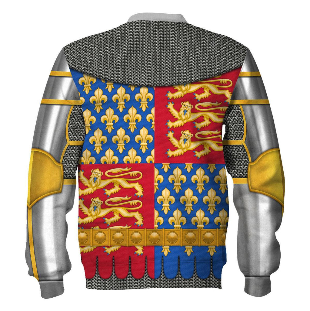 Gearhomie Edward III Of England Amour Knights Costume Hoodie Sweatshirt T-Shirt Tracksuit - Gearhomie.com