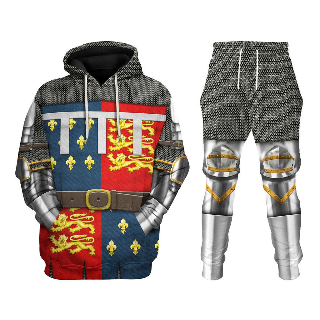 Gearhomie Edward The Black Prince- Battle of Poitiers- 1356 Costume Hoodie Sweatshirt T-Shirt Tracksuit - Gearhomie.com