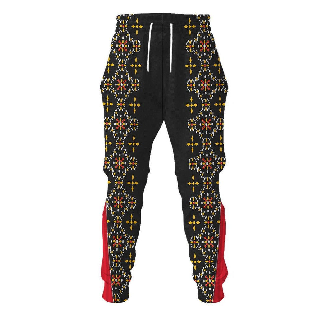 Gearhomie Elvis Black Conquistador Costume Hoodie Sweatshirt T-Shirt Sweatpants - Gearhomie.com