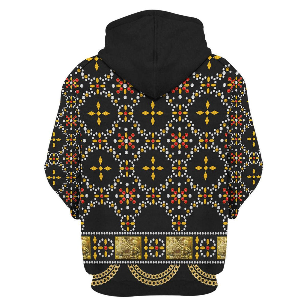 Gearhomie Elvis Black Conquistador Costume Hoodie Sweatshirt T-Shirt Sweatpants - Gearhomie.com