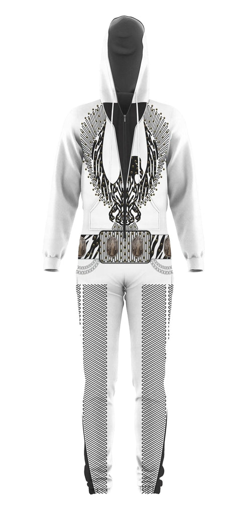 Gearhomie Elvis Black Phoenix jumpsuit Costume - Gearhomie.com