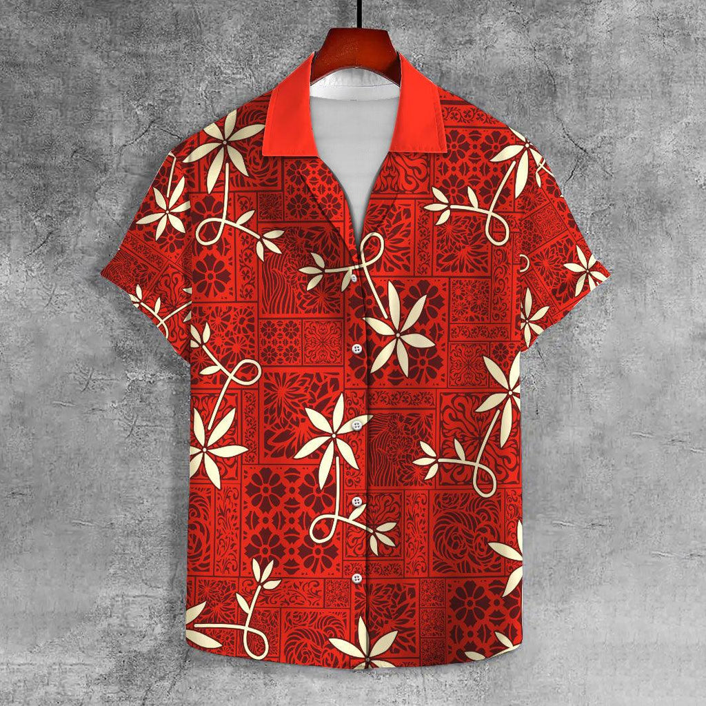 Gearhomie Elvis Blue Hawaii Shirt UNISEX CASUAL HAWAIIAN SHIRT - Gearhomie.com