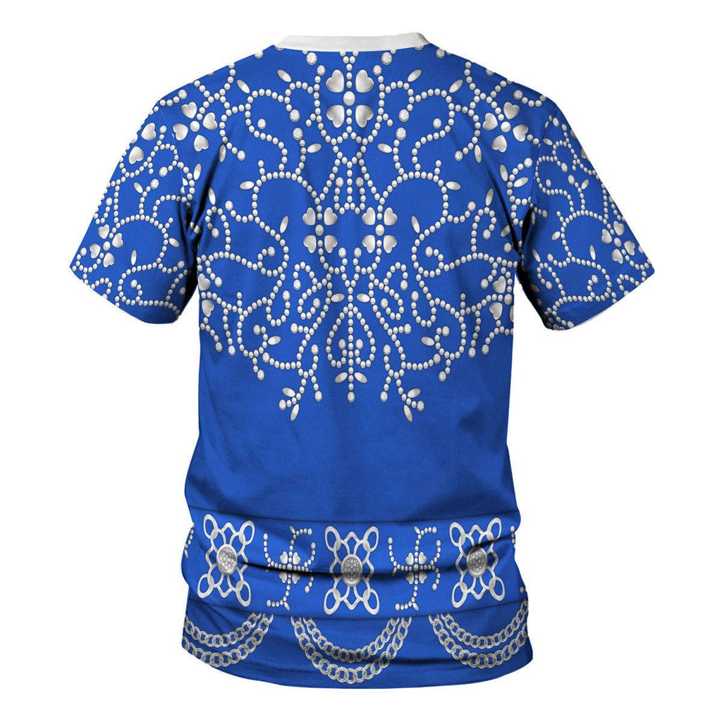 Gearhomie Elvis Blue Swirl Costume Hoodie Sweatshirt T-Shirt Sweatpants - Gearhomie.com