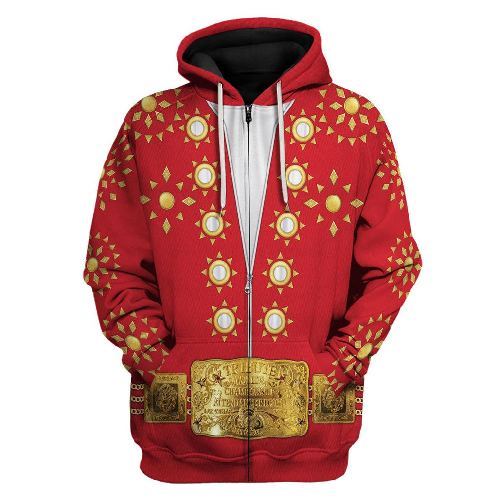 Gearhomie Elvis Burning Love Costume Hoodie Sweatshirt T-Shirt Sweatpants - Gearhomie.com