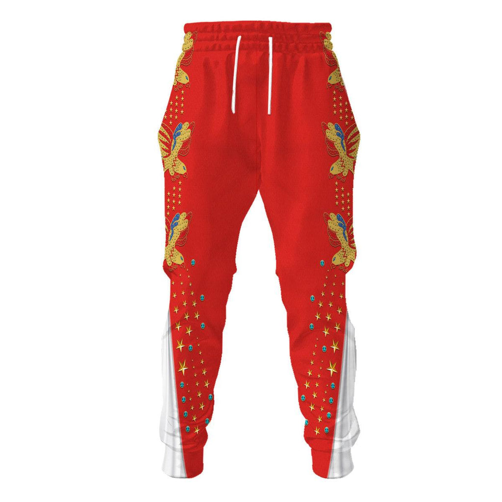 Gearhomie Elvis EAGLE Red Costume Hoodie Sweatshirt T-Shirt Sweatpants - Gearhomie.com