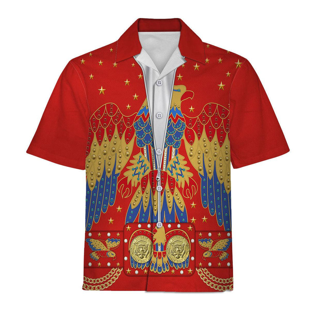 Gearhomie Elvis EAGLE Red Costume Hoodie Sweatshirt T-Shirt Sweatpants - Gearhomie.com