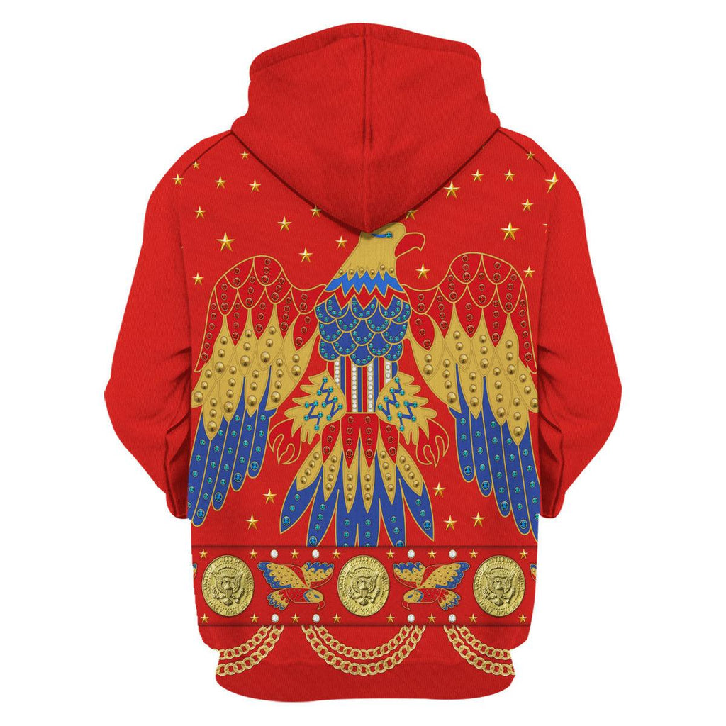 Gearhomie Elvis EAGLE Red Costume Hoodie Sweatshirt T-Shirt Sweatpants - Gearhomie.com